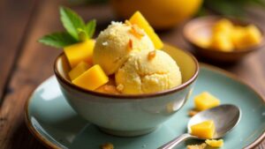 Mango-Kokos-Eis