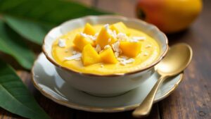 Mango-Kokos-Pudding