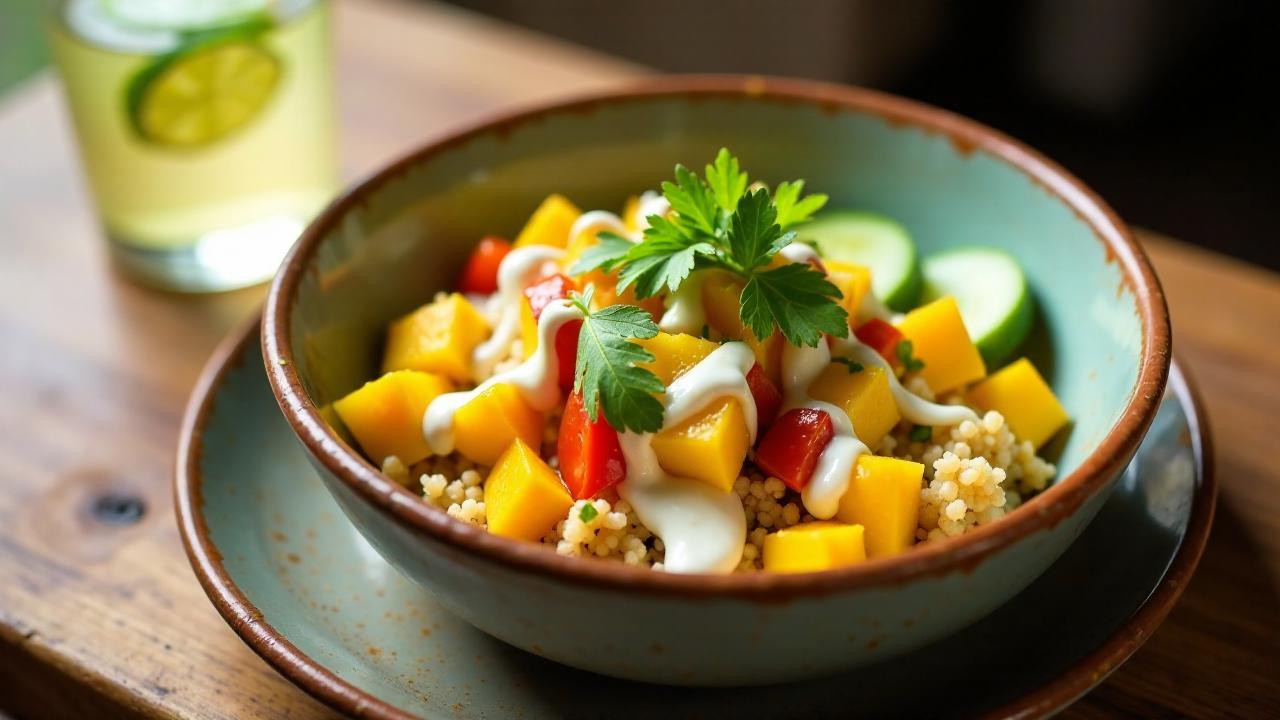 Mango-Kokos Poke Bowl