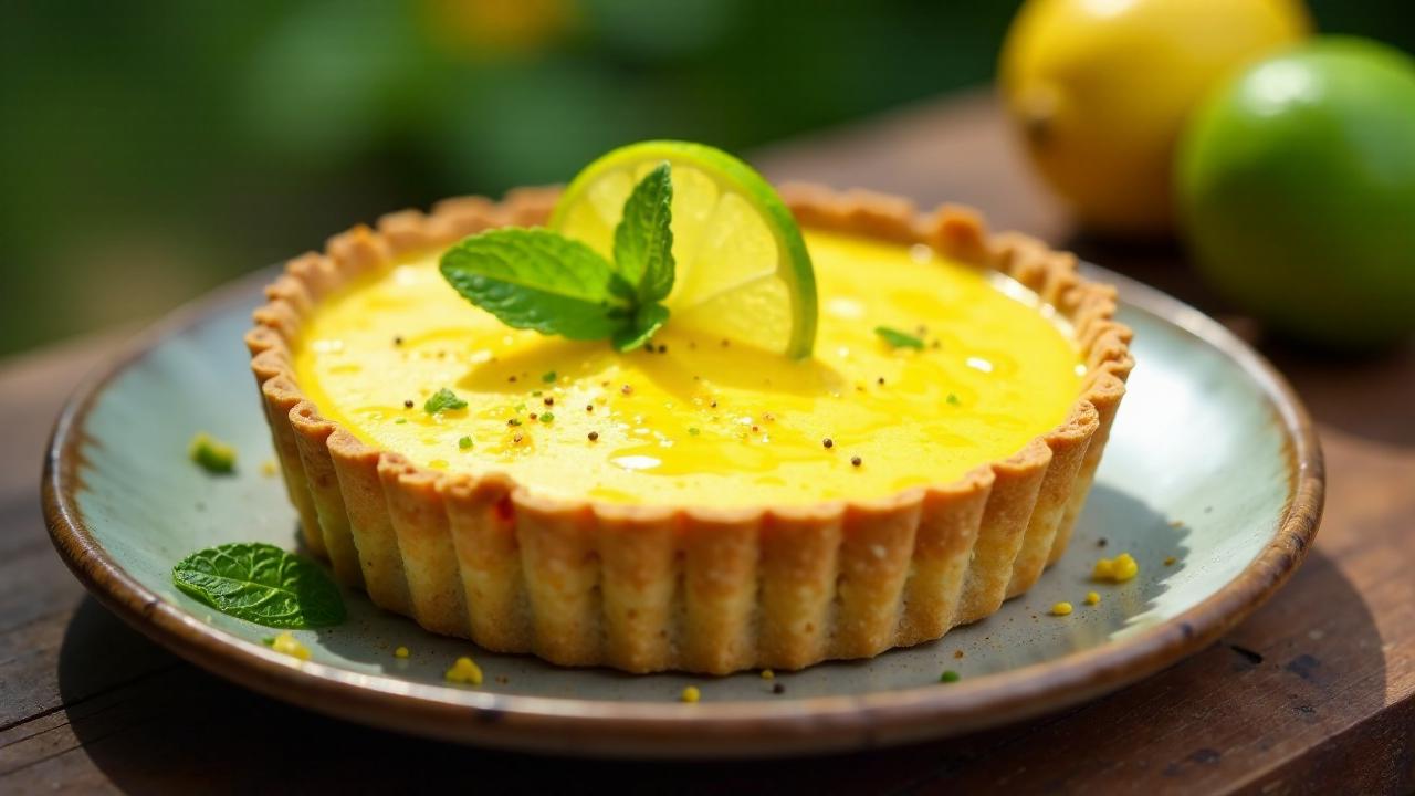 Mango-Limetten-Tarte