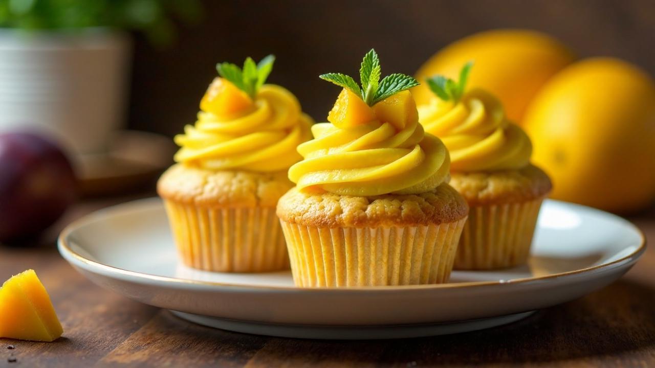 Mango-Maracuja-Cupcakes