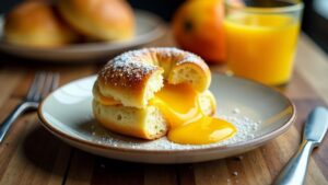 Mango-Milchbrötchen