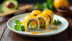 Mango Avocado Roll (Fruchtige Rolle)