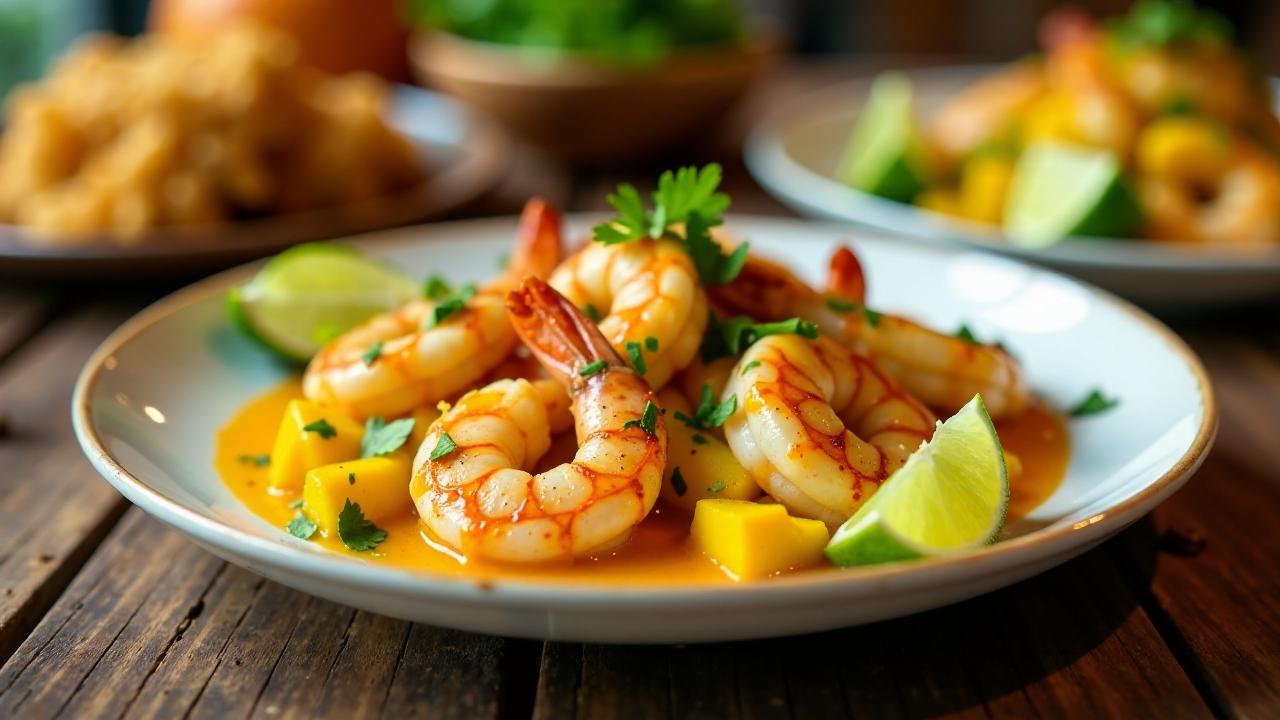 Mango Habanero Shrimp