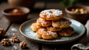 Maple Walnut Fritters