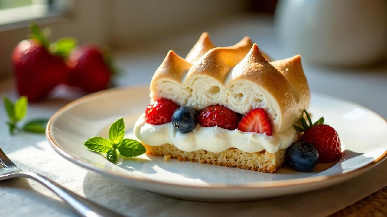 Marengsterta (Meringue-Kuchen)