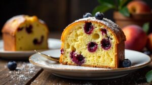 Marillen-Heidelbeer Panettone