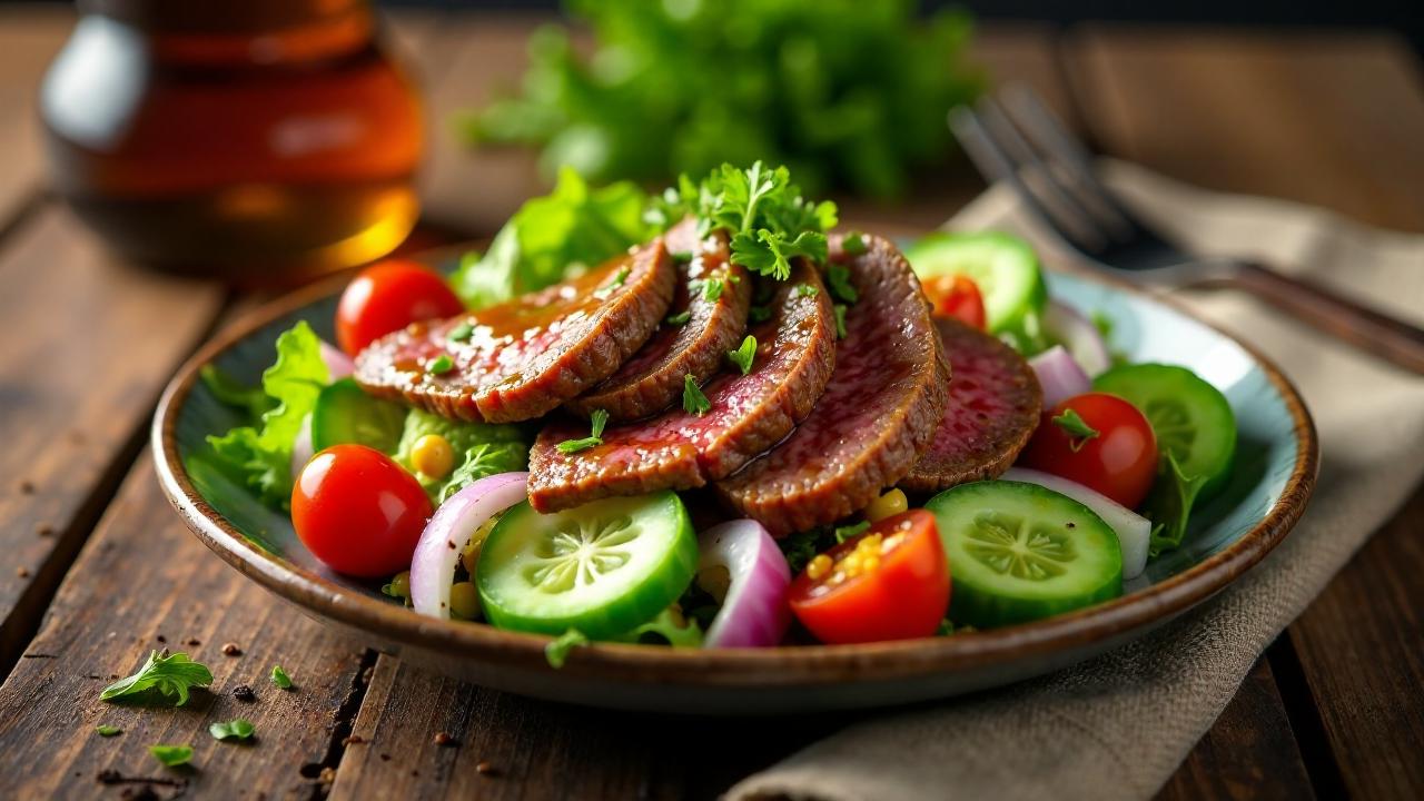 Marinated Beef Salad - Marinierter Rindfleischsalat