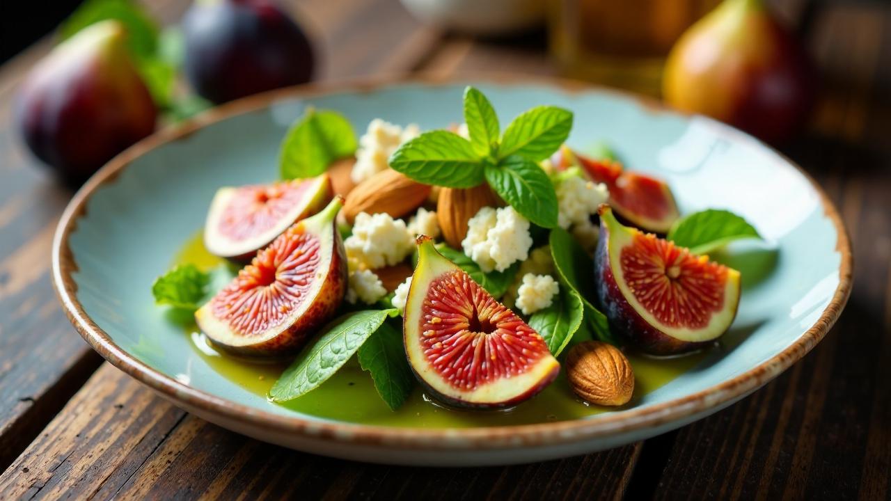 Marokkanischer Feigensalat mit Mandeln