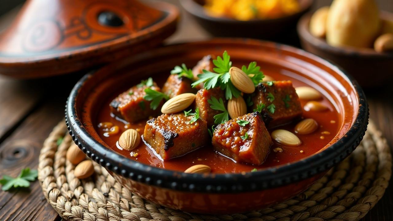 Marokkanisches Rindfleisch-Tajine mit Feigen