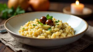 Maronen-Risotto