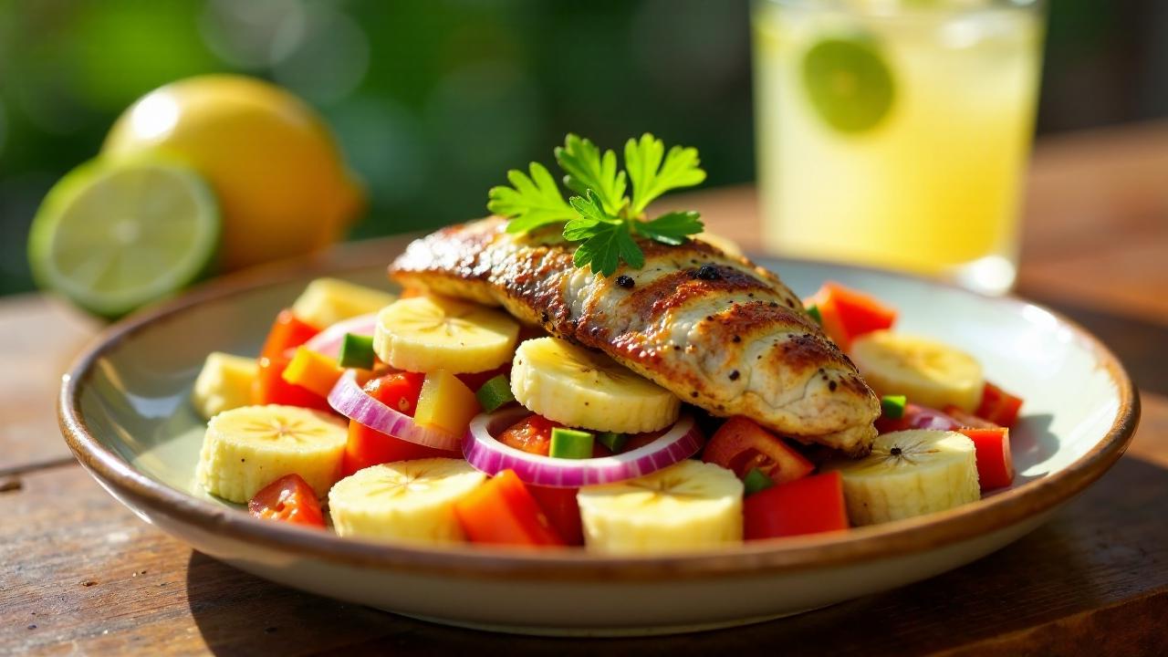 Maroro & Banana Salad (Salat aus Fliegendem Fisch und Bananen)