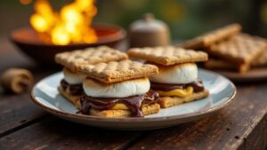 Marshmallow-Schokoladen-S'mores