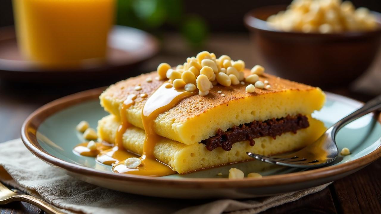 Martabak Manis (indonesischer Pfannkuchen)