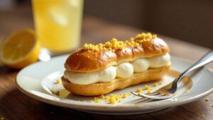 Marzipan-Eclairs mit Amarettini