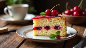 Marzipan-Kirsch-Kuchen