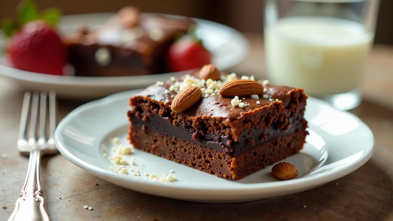 Marzipan-Mandel-Brownies