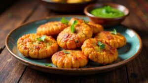 Masala Vadai (Frittierte Linsenbällchen)