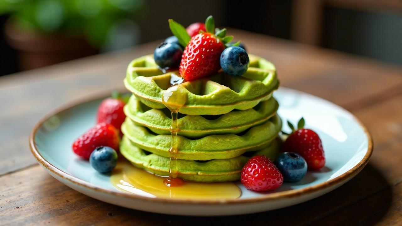 Matcha-Green-Tea-Waffeln