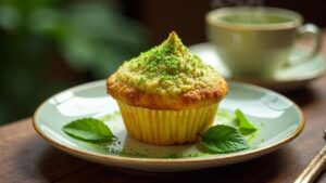 Matcha-Grüntee-Muffin-Tops