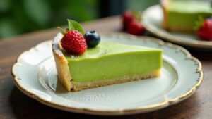 Matcha-Grüntee-Tarte