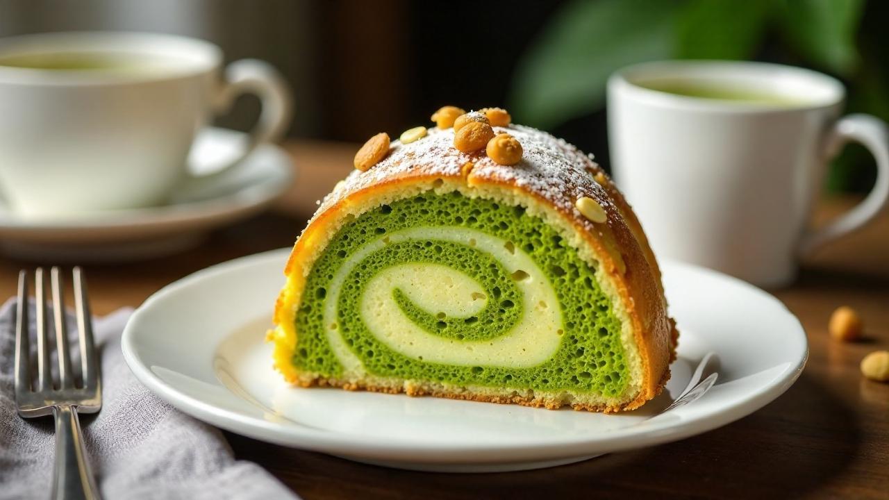 Matcha-Mandel-Babka