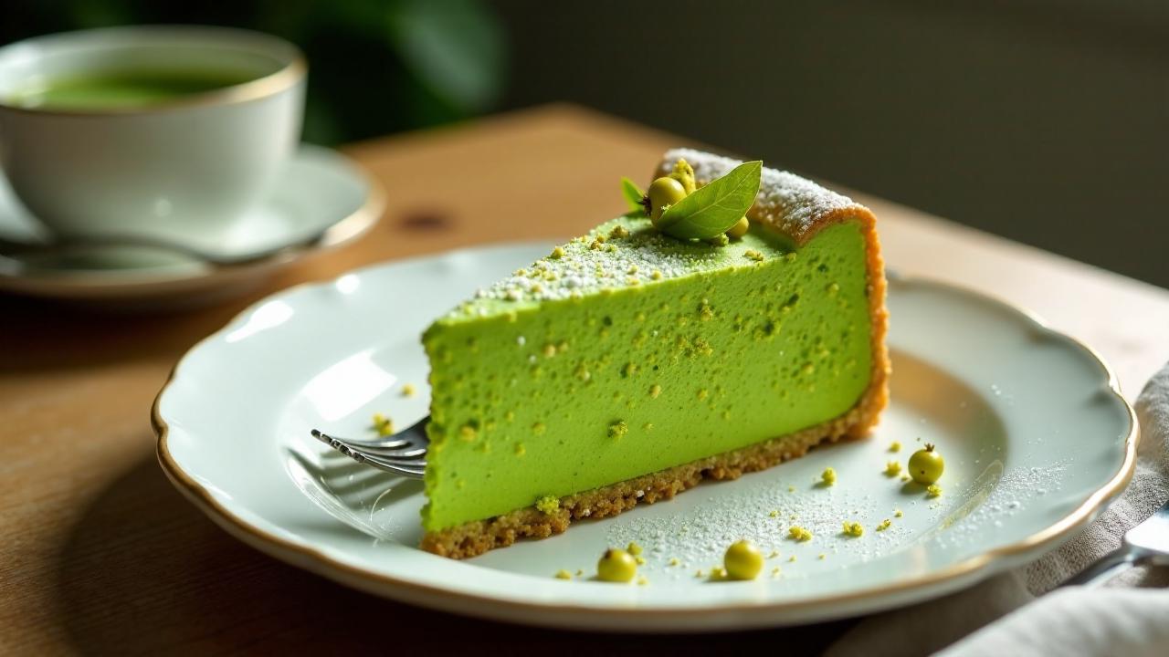 Matcha-Pistazien-Torte