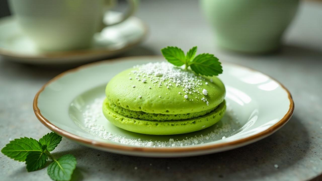 Matcha-Plätzchen