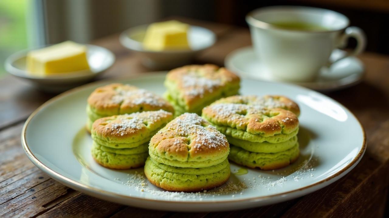 Matcha-Scones