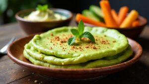 Matcha-Teepulver-Pita