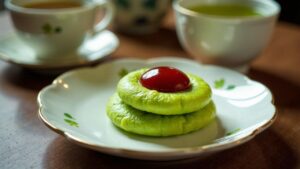 Matcha Dorayaki – Grüne Tee-Pfannkuchen