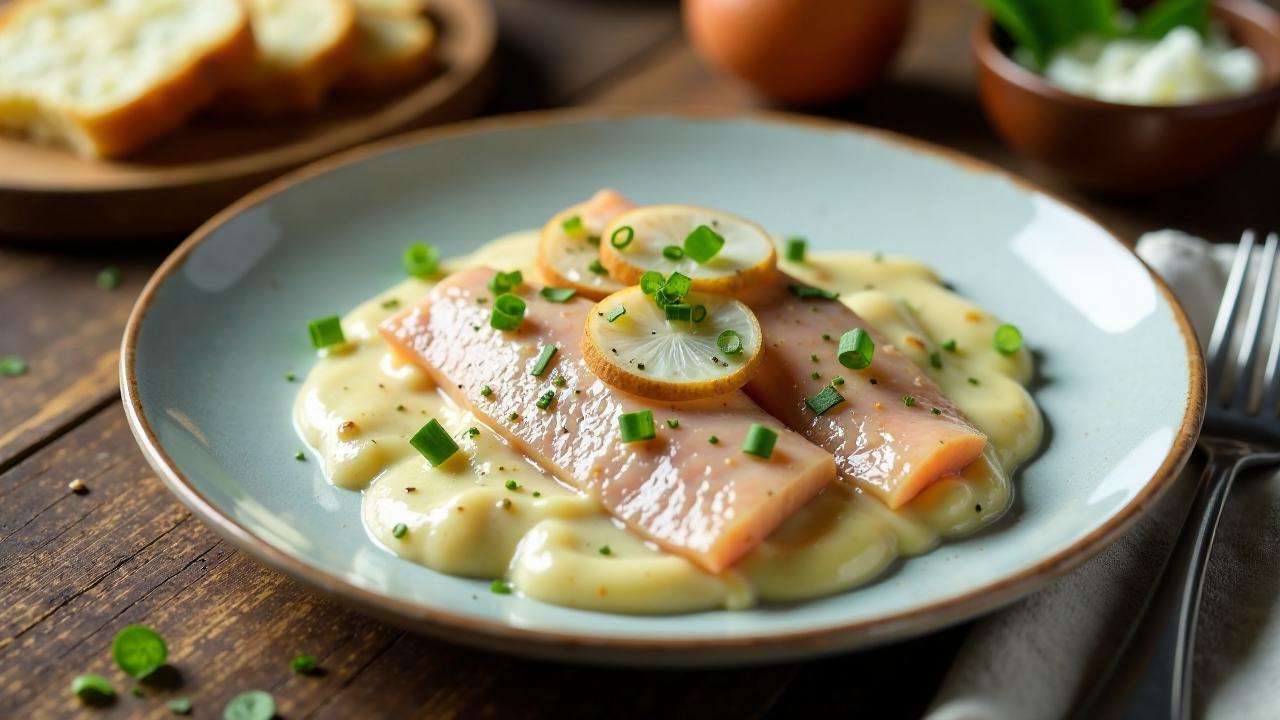 Matjesfilets mit Hausfrauensauce