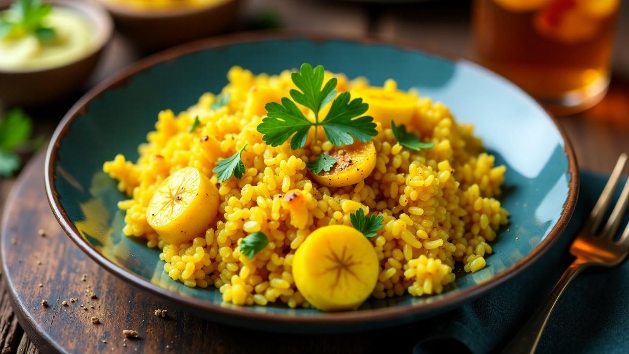 Matoke Biryani – Kochbananen-Risotto