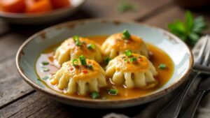 Maultaschen mit Karotte und Ingwer