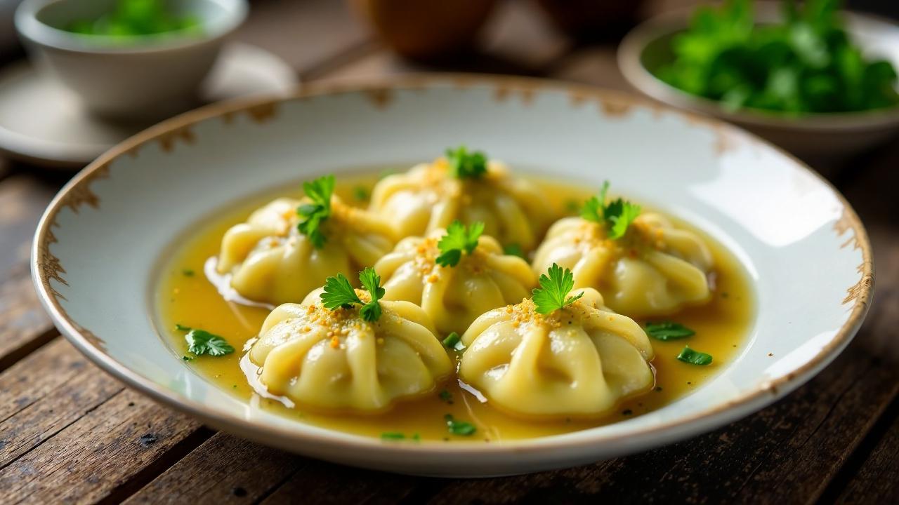 Maultaschen mit Kräuterquark-Füllung