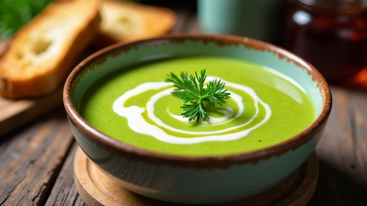 Mazedonische Spargelsuppe - Špargljeva Čorba