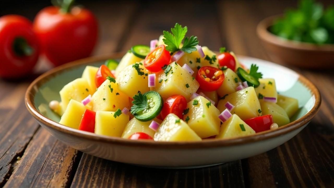 Mazedonischer Kartoffelsalat - Krompir Salata