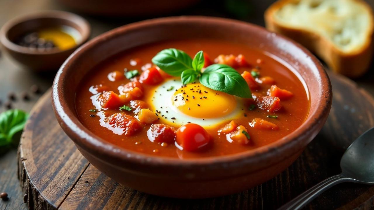 Mazzamurru - Brotsuppe mit Tomaten und Eier