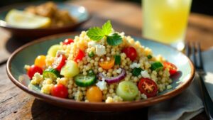 Mediteraner Couscous-Salat