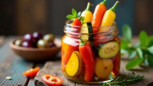 Mediterranean Pickled Vegetables