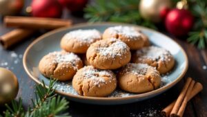 Meduoliai su riešutais (Lebkuchen mit Nüssen)