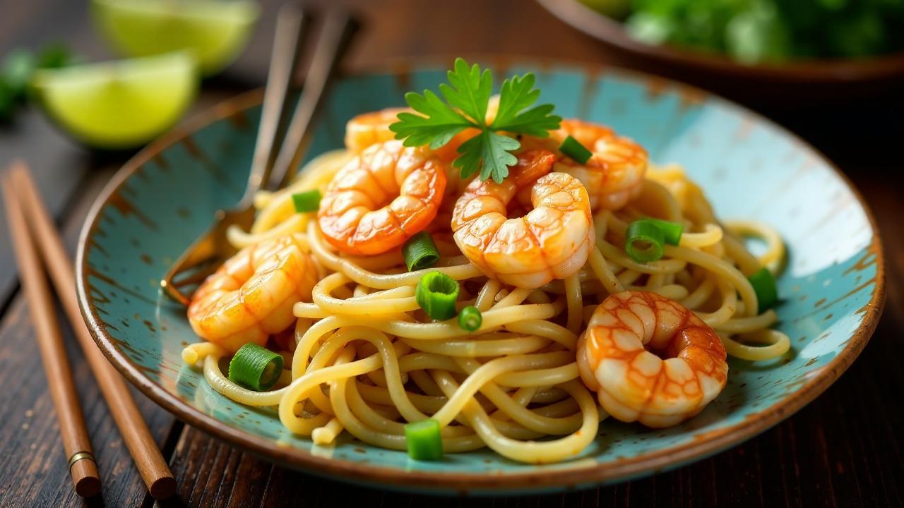 Mee Udang - Nudeln mit Garnelen