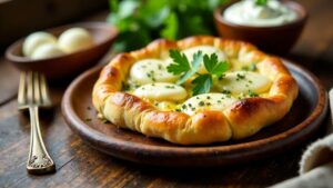 Megrelian Khachapuri: Käsebrot extra