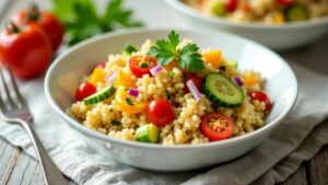 Mehlwurm-Couscous-Salat