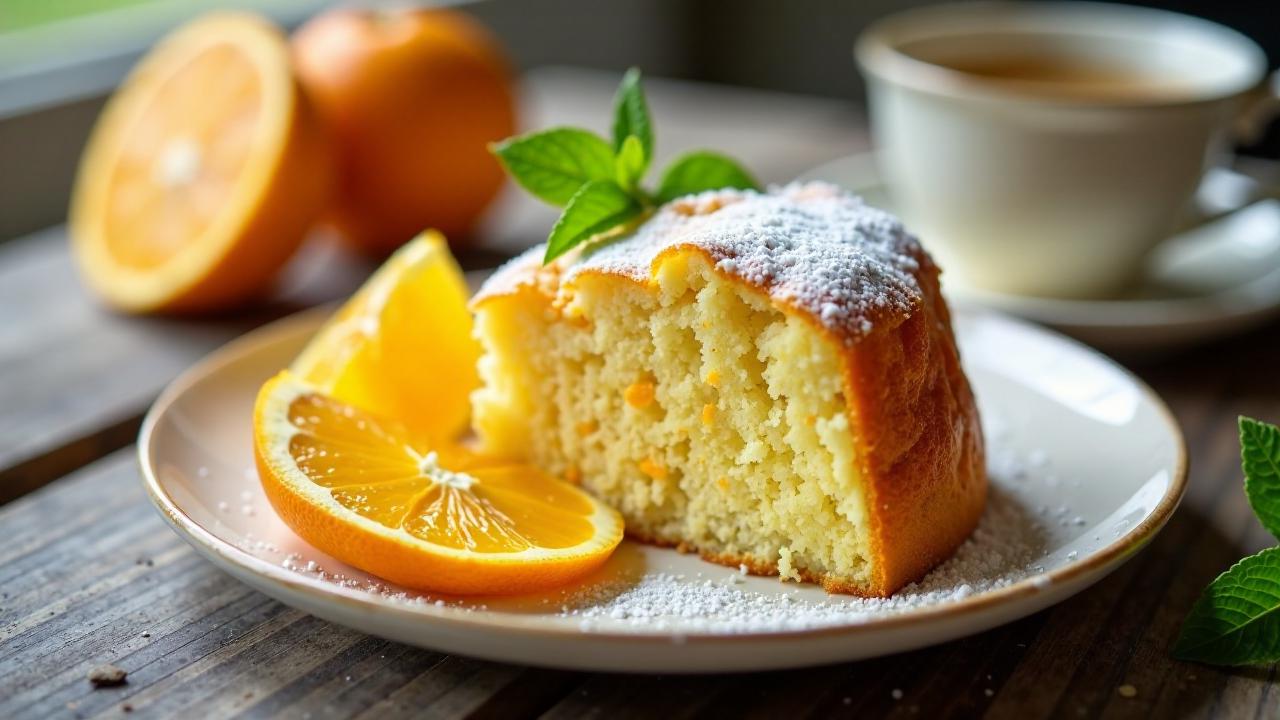 Meskouta: Algerischer Orangenkuchen