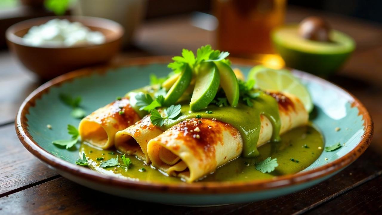 Mexikanische Enchiladas Verdes