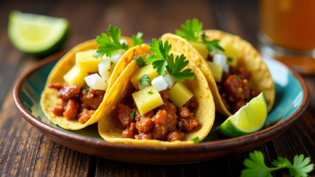 Mexikanische Tacos al Pastor