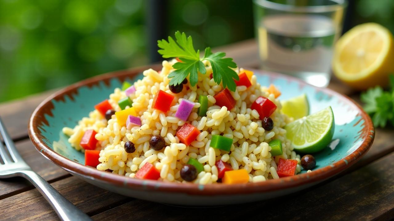 Mexikanischer Insekten-Reissalat