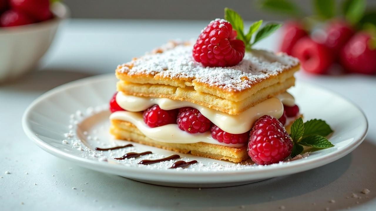 Mille-Feuille (Blätterteigkuchen)