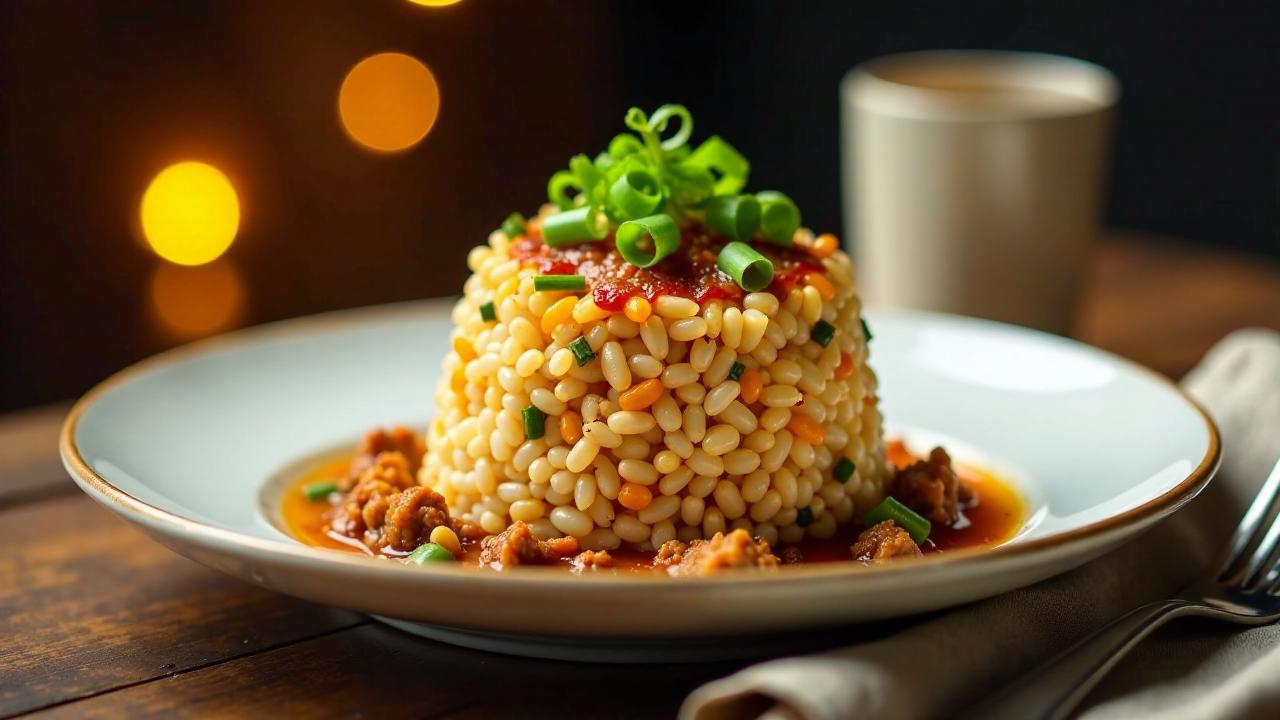 Minced Pork Rice - Hackfleisch-Reis-Turm